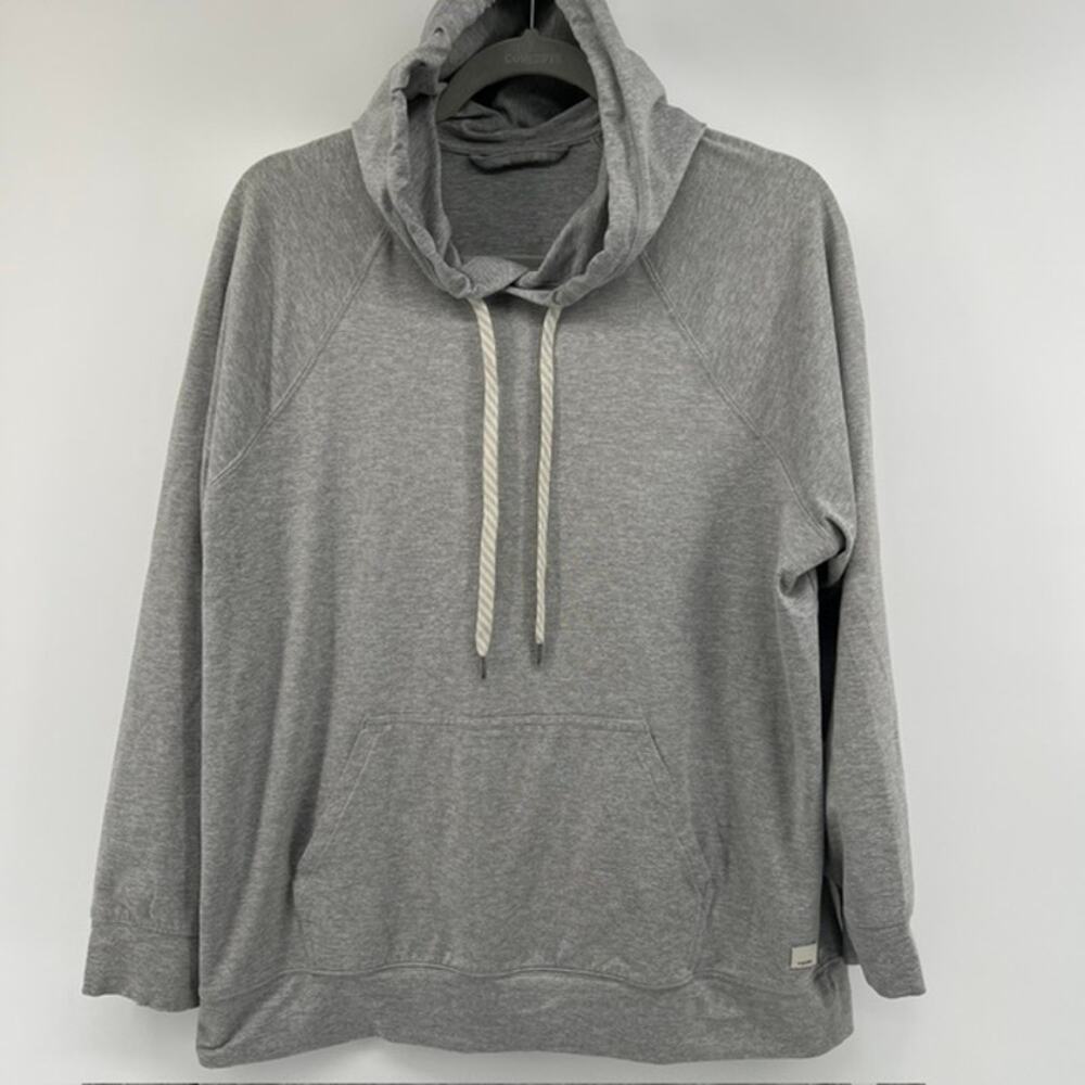Vuori Halo Oversized Hoodie Womens S Heather Gray Dreamknit Active Loungewear